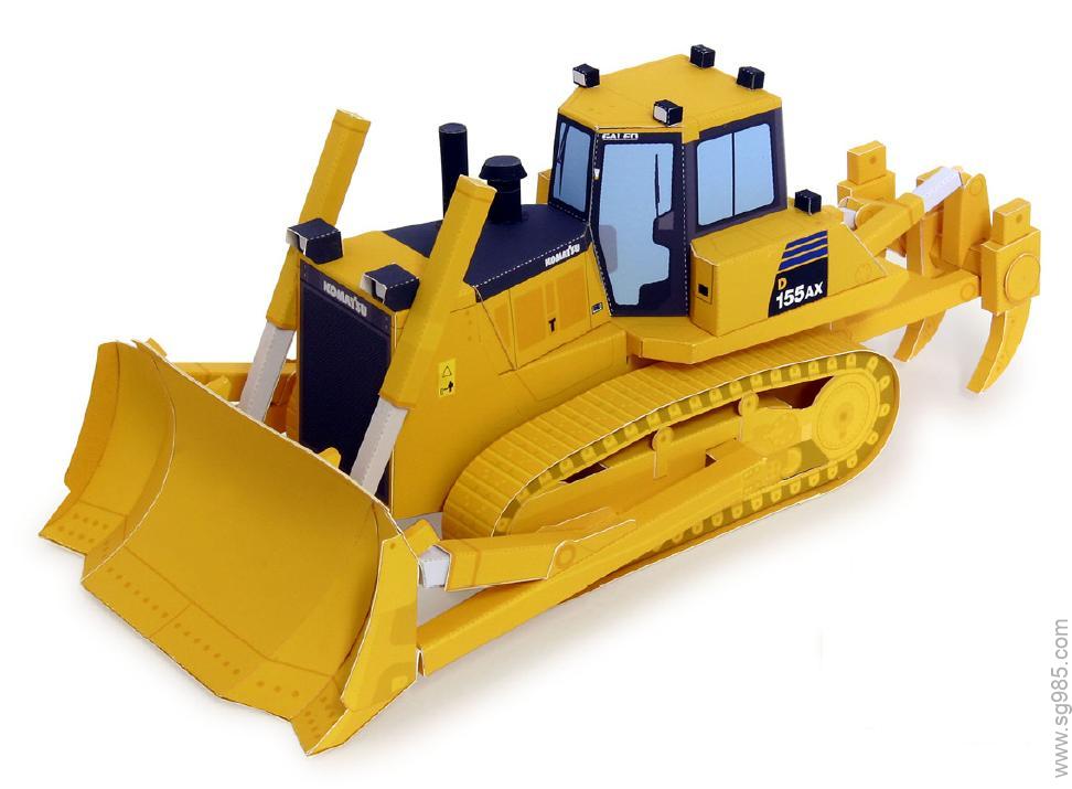 1比43小松(Komatsu)D155AX-6履带式推土机