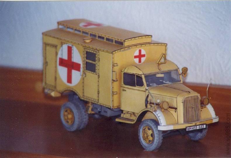 德国欧宝闪电战地救护车