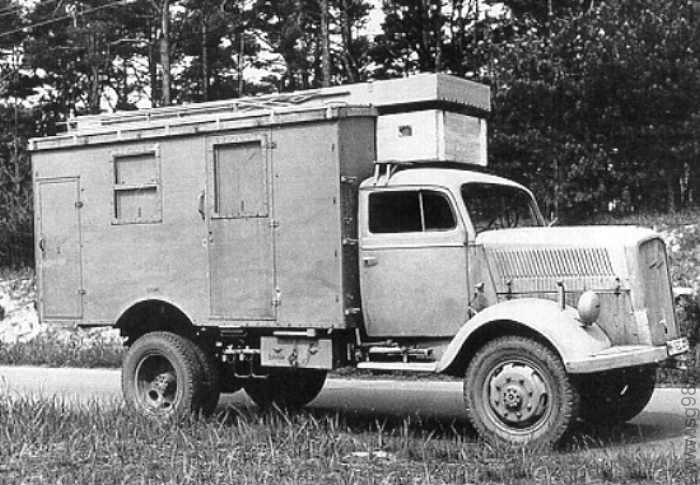 德国欧宝闪电战地救护车