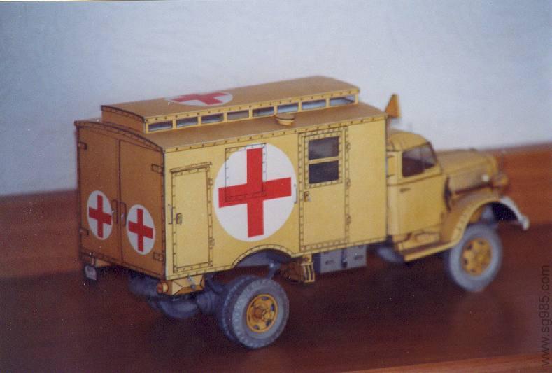 德国欧宝闪电战地救护车