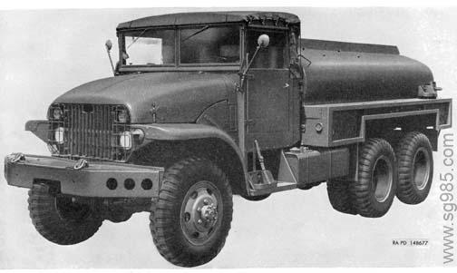 二战美军通用（GMC）油罐卡车