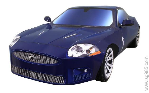 美洲豹jaguar-xkr跑车