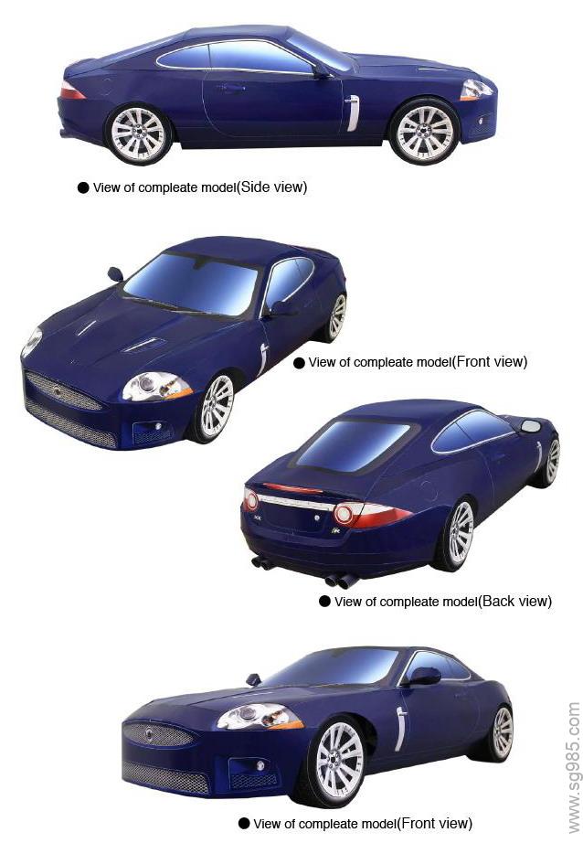 美洲豹jaguar-xkr跑车