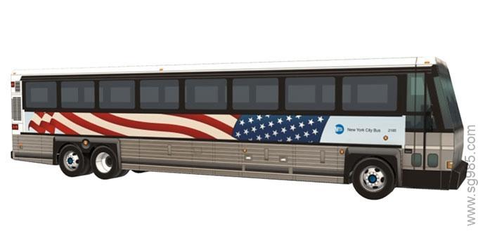 纽约公交巴士911涂装版