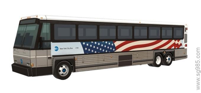 纽约公交巴士911涂装版