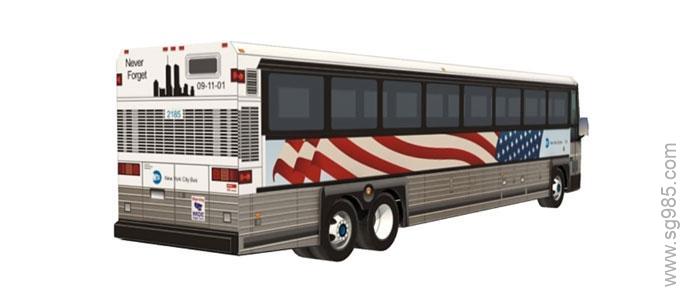 纽约公交巴士911涂装版