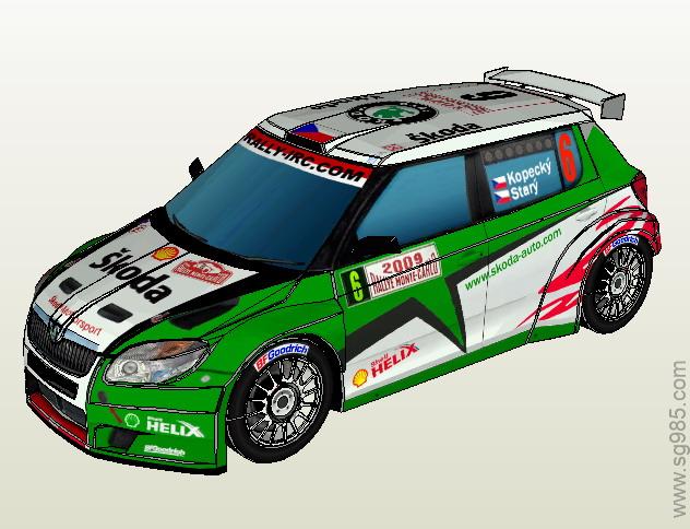 斯柯达法比亚S2000(FabiaS2000)赛车