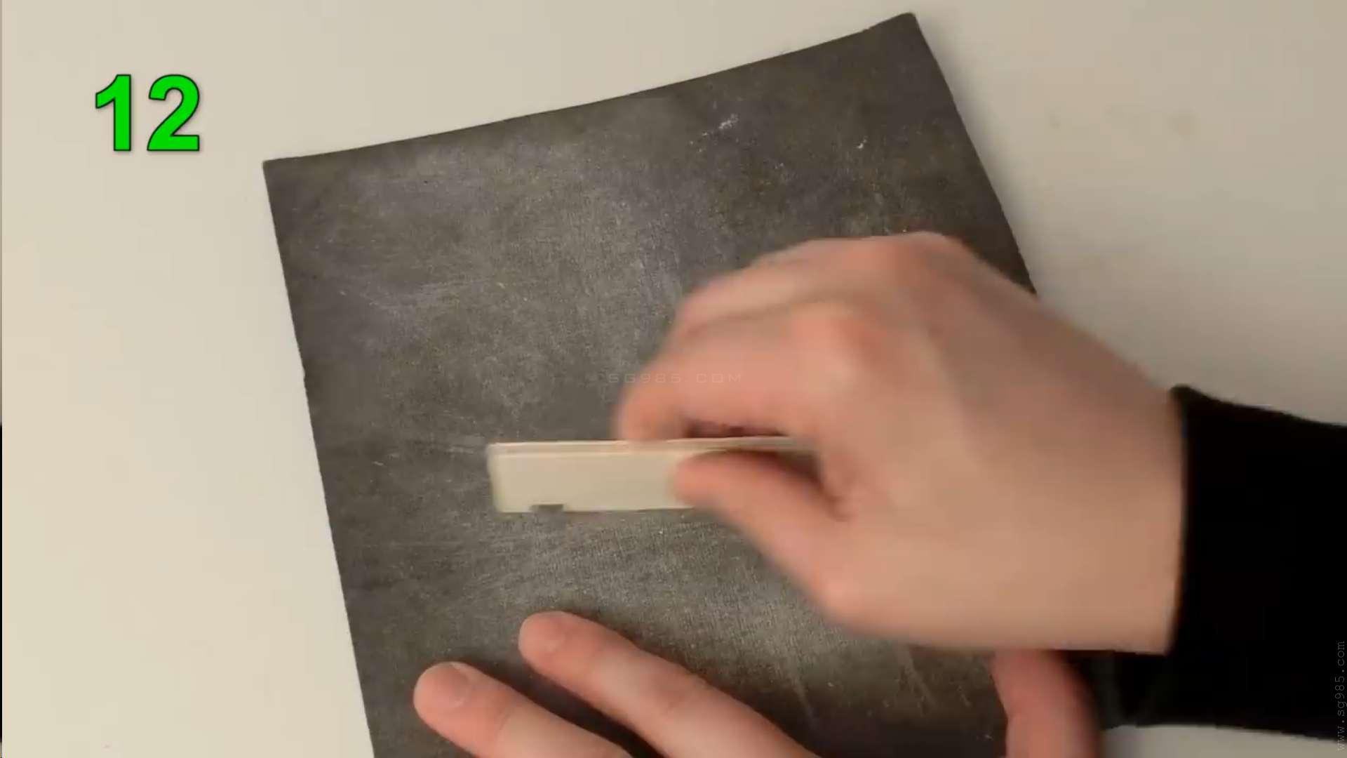 手工橡皮筋枪/连发橡皮筋枪怎么做WGOG1009用木板制作一把可连发的橡皮筋ak47玩具枪+结构图纸