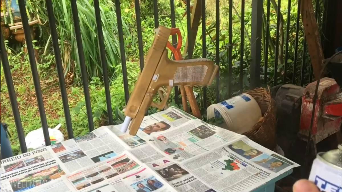 如何用纸板制作一把纸板枪wgog941纸板枪怎么做?/纸板枪可发射/纸板枪可发射子弹+制作图纸