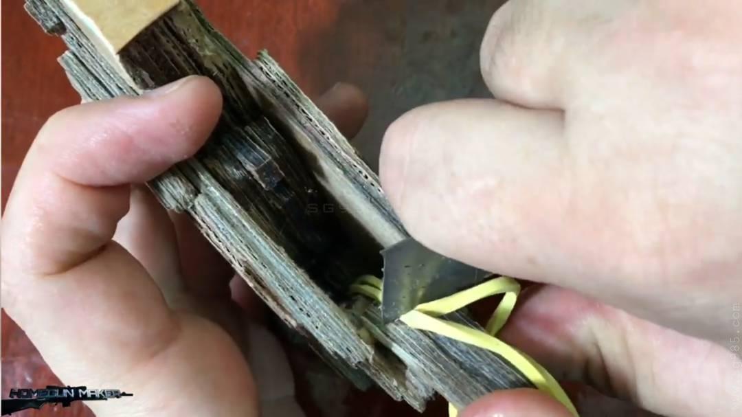 手工纸枪怎么做/用纸板做枪简单wgog931用纸板制作一把精致的纸板玩具枪+制作图纸下载