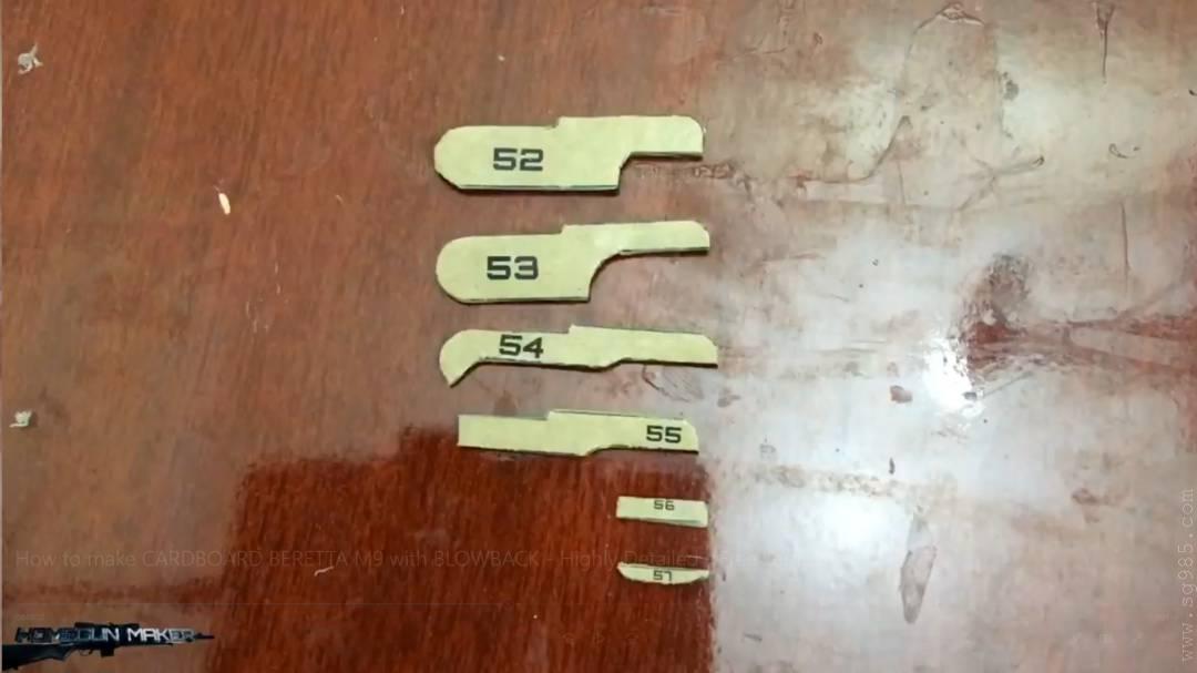 手工纸枪怎么做/用纸板做枪简单wgog931用纸板制作一把精致的纸板玩具枪+制作图纸下载