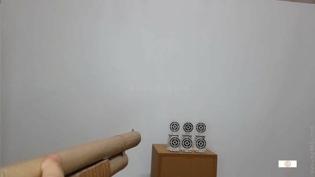 瓦楞纸枪械设计图/瓦楞纸枪可以发射视频wgog911用纸板制作来复枪纸板枪+制作图纸下载