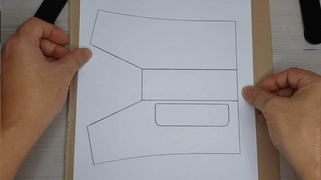 瓦楞纸枪械设计图/瓦楞纸枪可以发射视频wgog911用纸板制作来复枪纸板枪+制作图纸下载