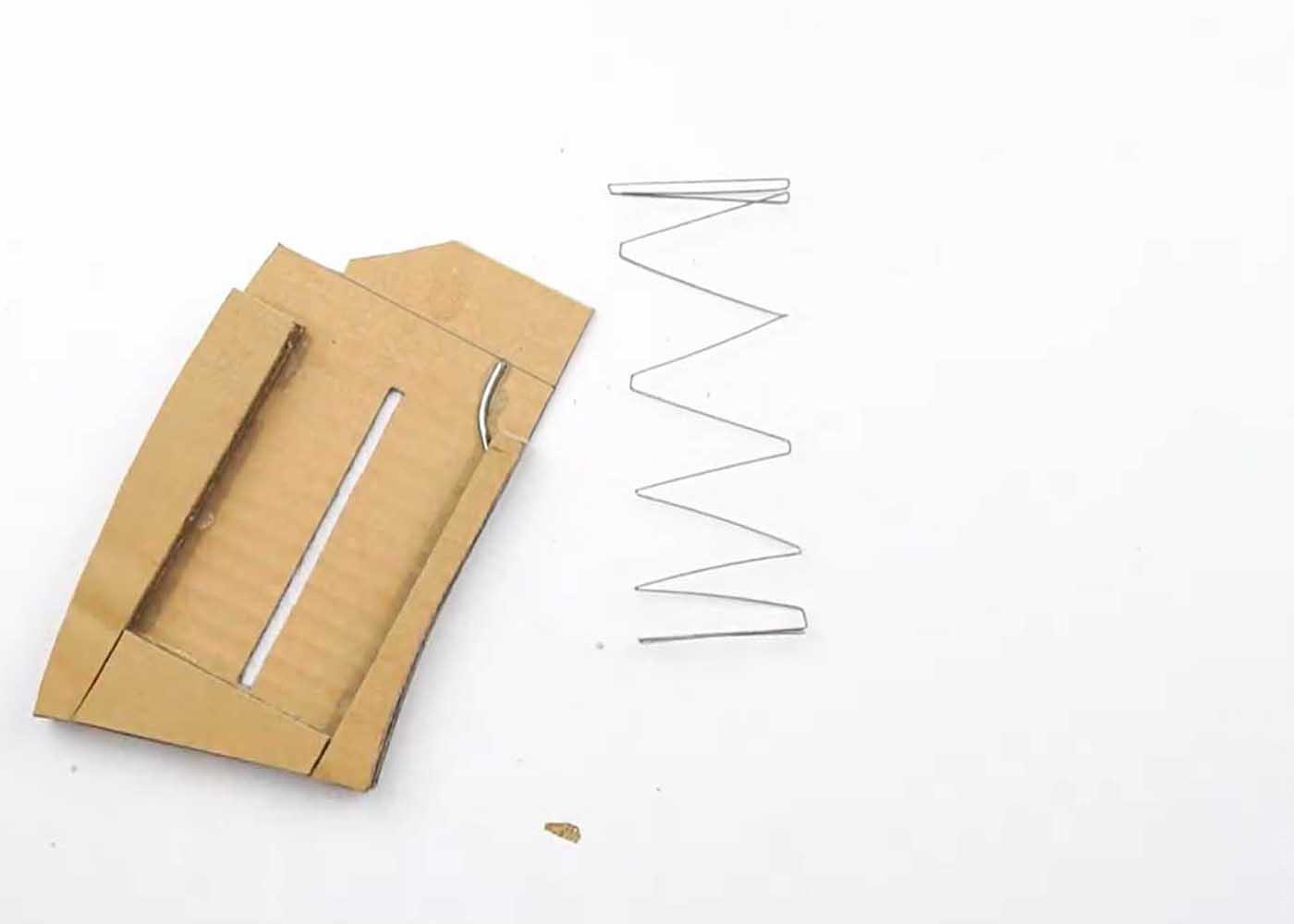 纸板手工枪/纸板枪设计图/纸板手枪图纸/纸用纸板制作一把狙击玩具步枪型号wg949+制作图纸下载