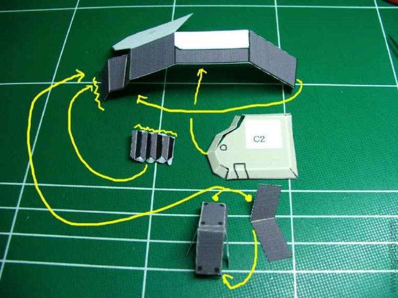 Gundam FEZ-6 Free Papercraft