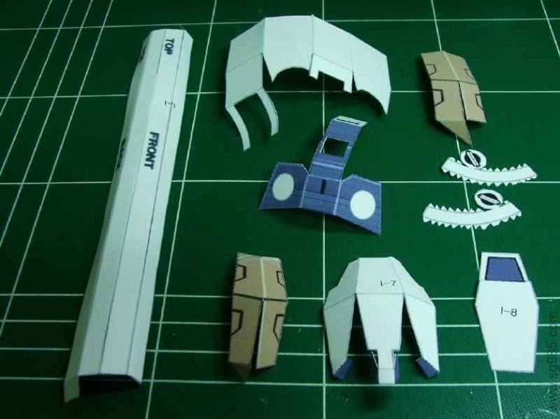 Gundam FEZ-6 Free Papercraft