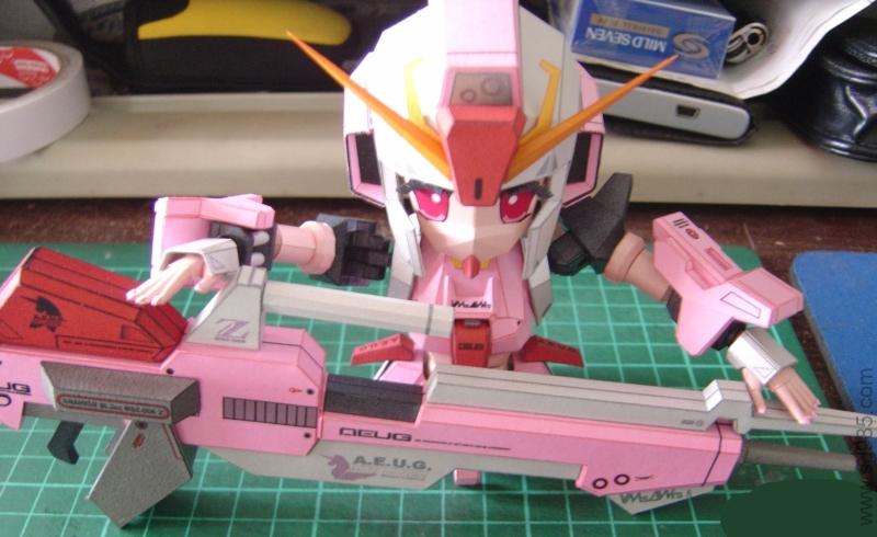 [ETTE]-SD MSZ 006 Gray Wolf Gundam Girl