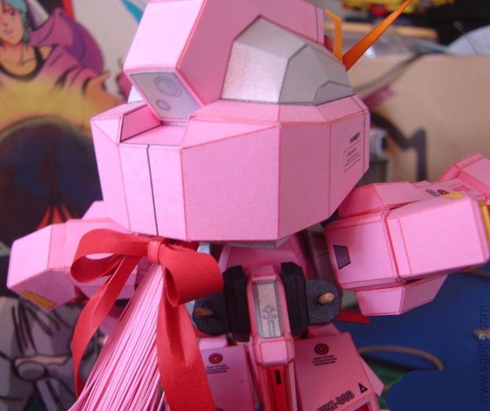 [ETTE]-SD MSZ 006 Gray Wolf Gundam Girl