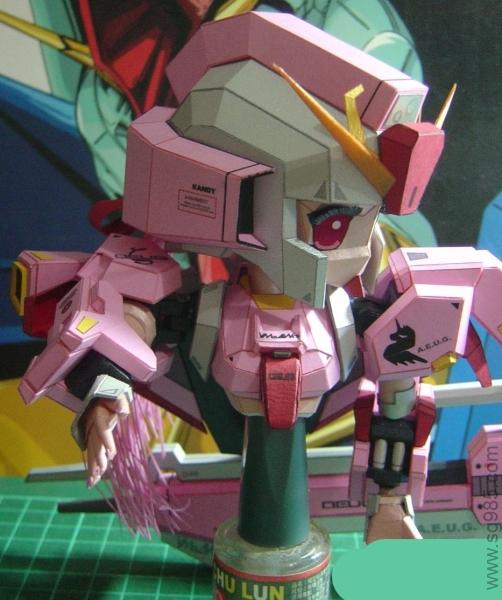 [ETTE]-SD MSZ 006 Gray Wolf Gundam Girl