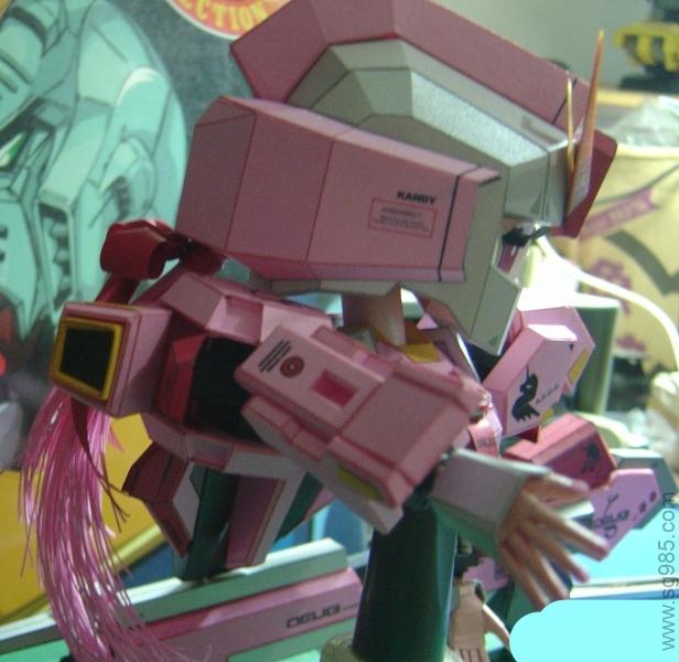 [ETTE]-SD MSZ 006 Gray Wolf Gundam Girl