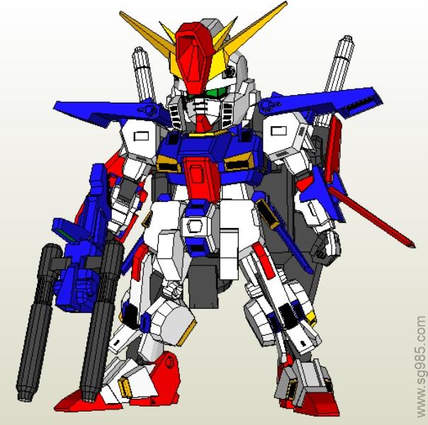 [ETTE]-SD MSZ-010 ZZ Gundam