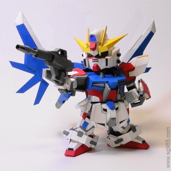 [Gerbera]-SD GAT-X105BFP Build Strike Gundam Full Package