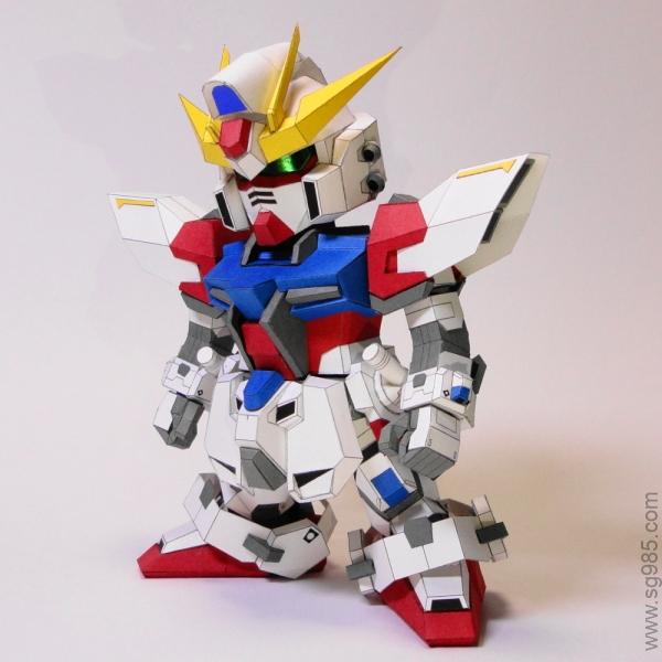 [Gerbera]-SD GAT-X105BFP Build Strike Gundam Full Package