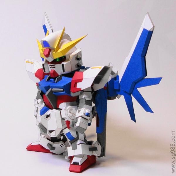 [Gerbera]-SD GAT-X105BFP Build Strike Gundam Full Package