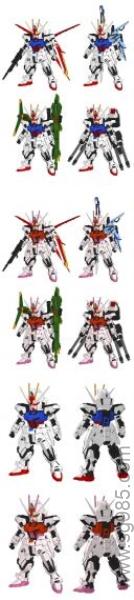 SD GAT-X105 Strike Gundam外加全武器包