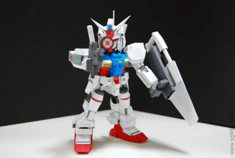SD RX-78 GP01 Gundam Zephyranthes