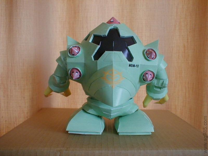 SD Gundam MSM-10 Zock双面魔蟹