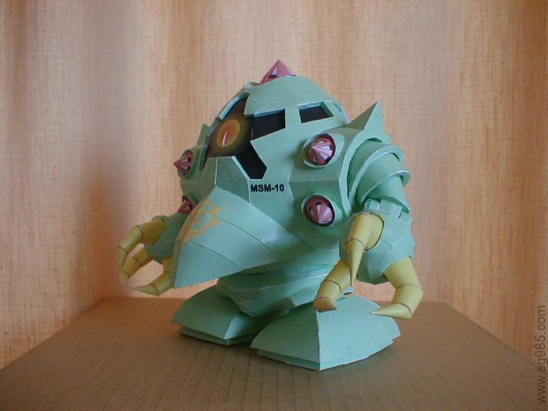 SD Gundam MSM-10 Zock双面魔蟹