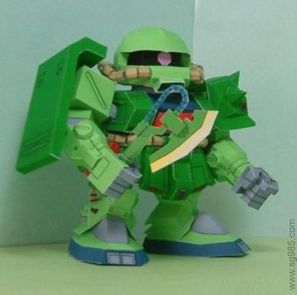 SD MS-06FZ Zaku II Kai Gundam