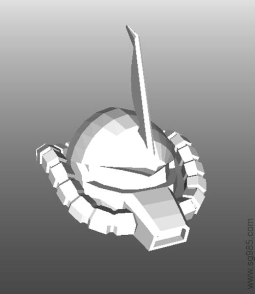 MS-07B-3 Gouf Custom Helmet