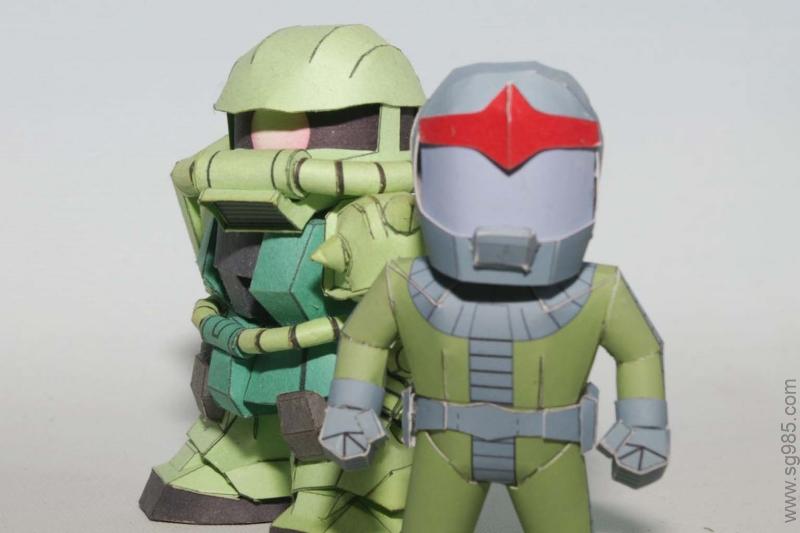 SD zeon suit chars