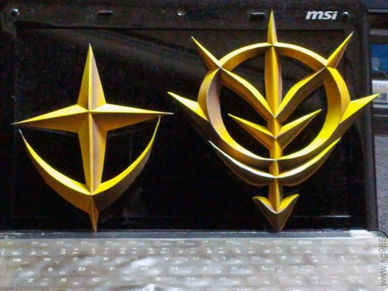 地球联盟军和吉翁公国军的军徽