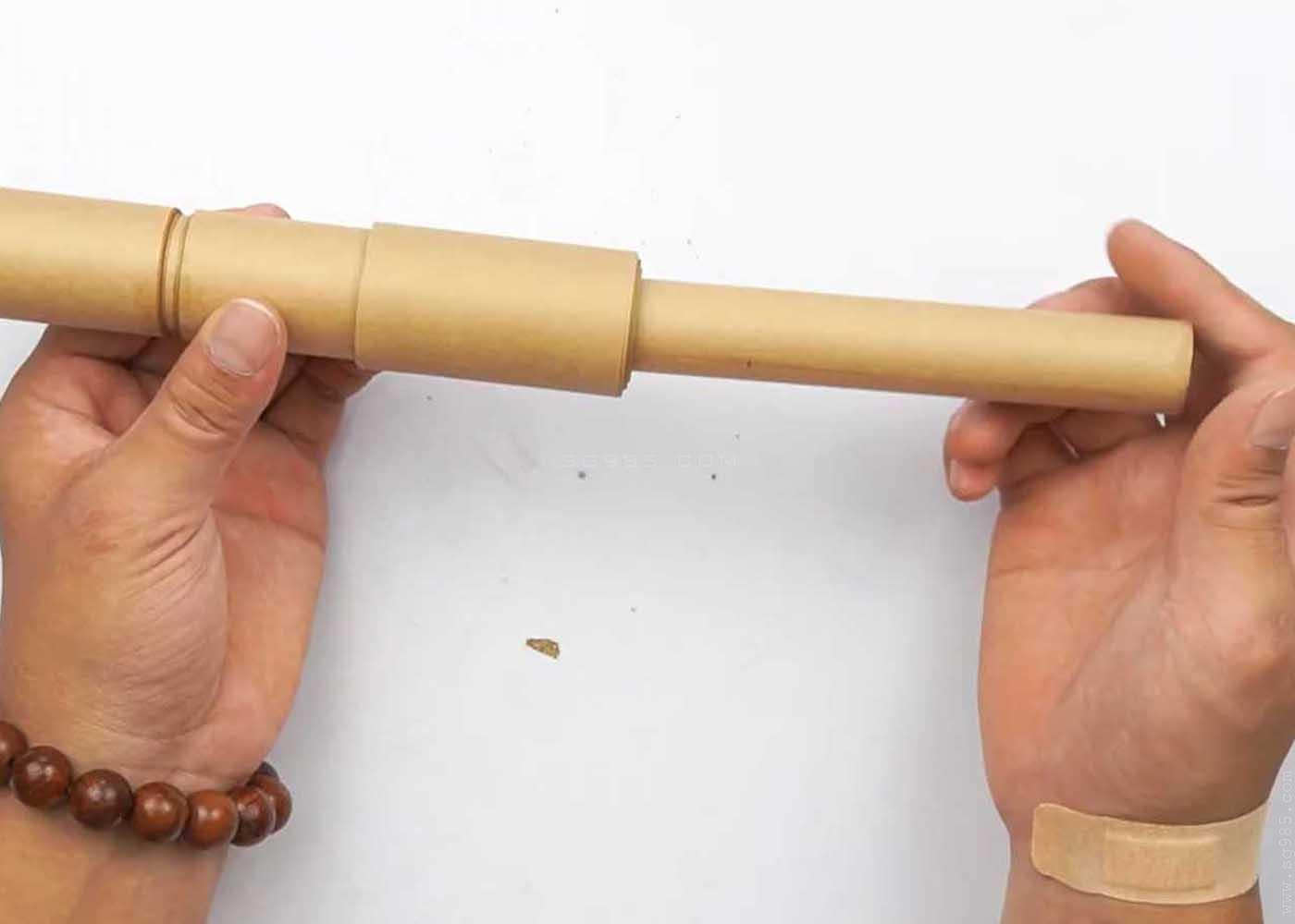 纸板手工枪/纸板枪设计图/纸板手枪图纸/纸用纸板制作一把狙击玩具步枪型号wg949+制作图纸下载