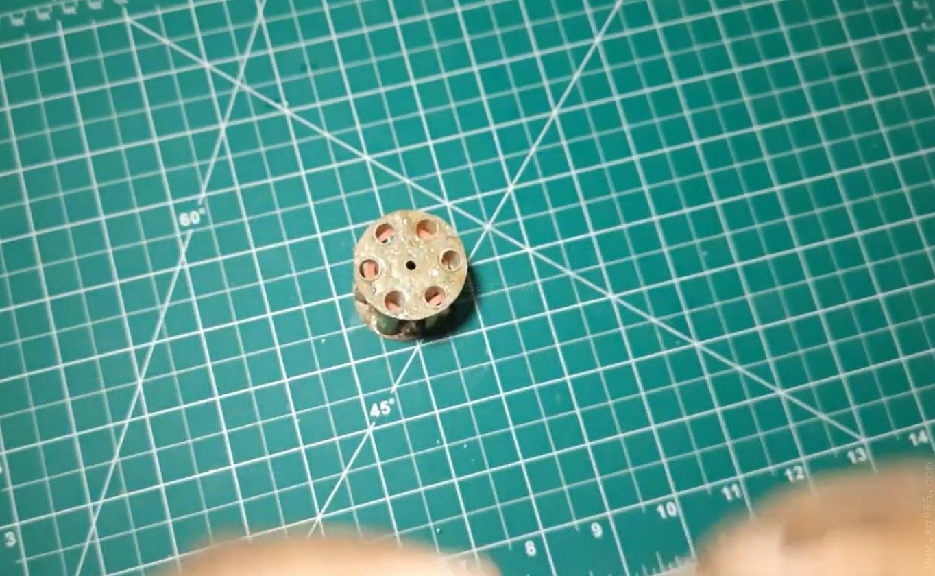 纸板枪设计图/纸板枪教程可发射/纸板枪可发射wgog953用纸板制作一把纸板左轮手枪可以发射+制作图纸