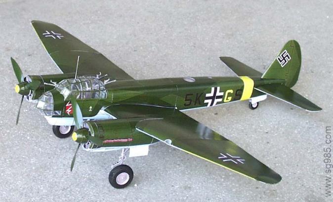 1比32modelart容克斯JU88轰炸机