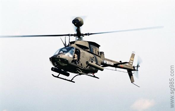 1比33GPM之OH-58D基奥瓦侦察直升机