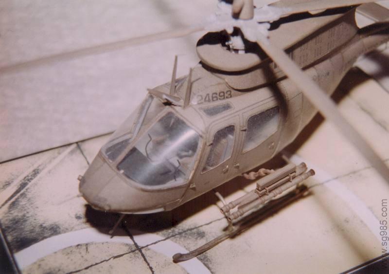 1比33GPM之OH-58D基奥瓦侦察直升机