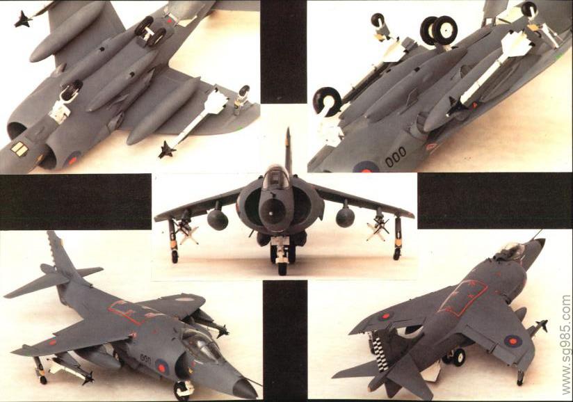 1比33英国“海鹞”型舰载垂直起降战斗机