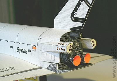 1比96暴风雪号航天飞机和能源号运载火箭