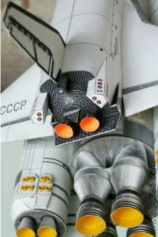 1比96暴风雪号航天飞机和能源号运载火箭