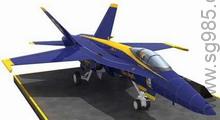FA-18 Hornet Blue Angels Jet（蓝天使）