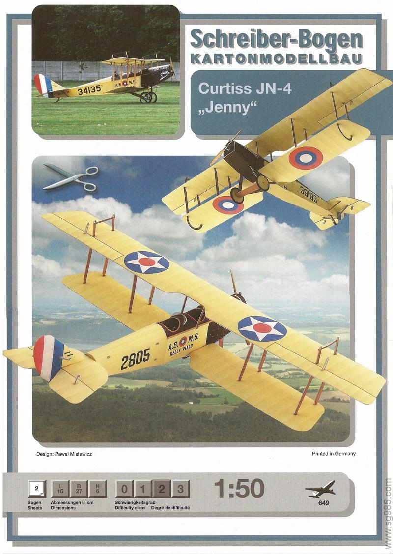 寇蒂斯詹尼（Curtiss JN-4 Jenny）双翼飞机