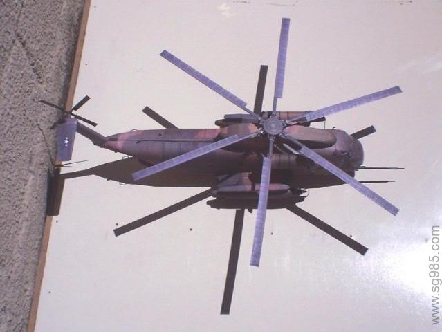 美国空军CH-53C种马重型直升机