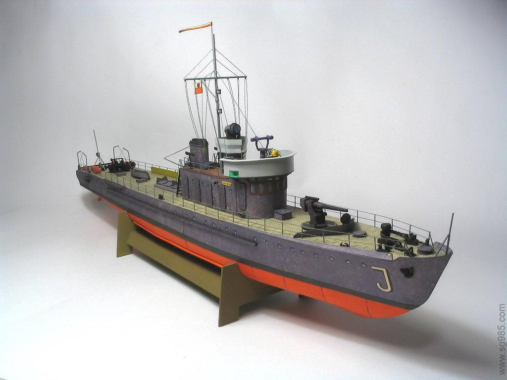 1比100波兰燕子级扫雷艇
