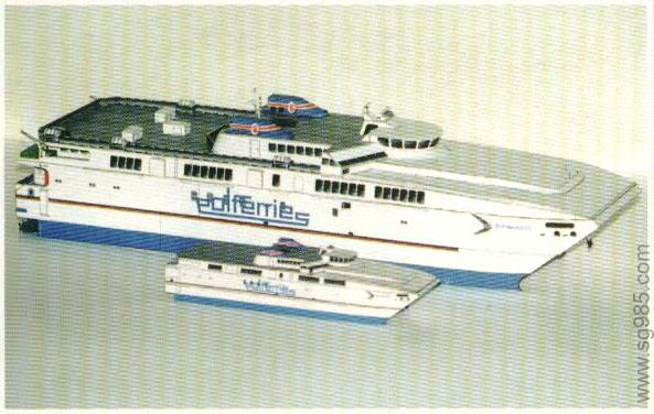 1比200“回旋镖”号双体渡轮