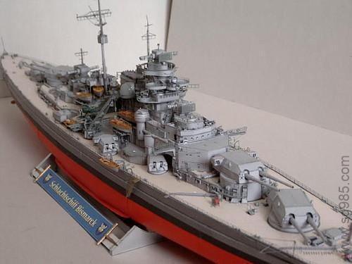 1比200俾斯麦号战列舰